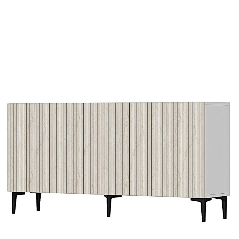 Console Zeynep 150 - White, Travertine White
Travertine