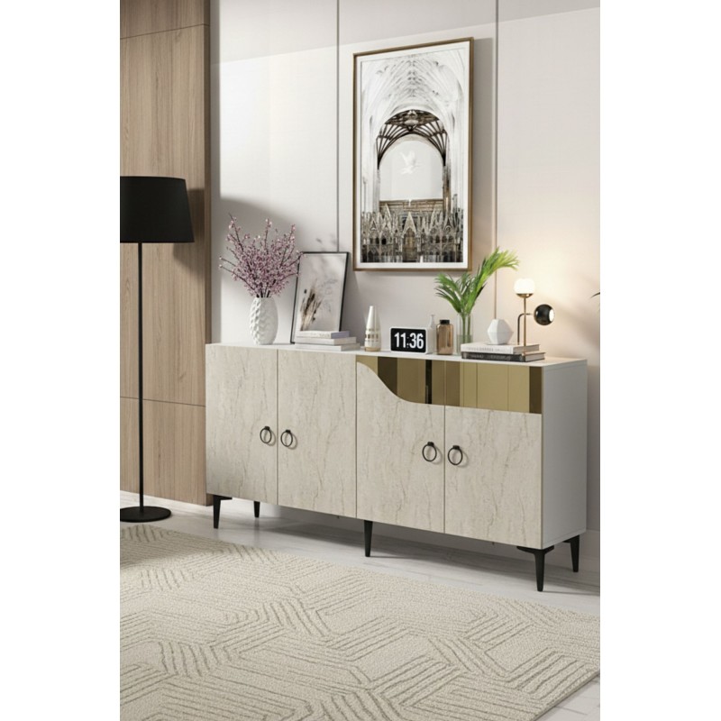 Console Gama 150 - White, Travertine, Gold White
Travertine
Gold