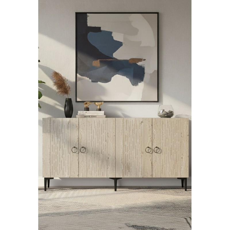 Console Rain 150 - White, Travertine White
Travertine