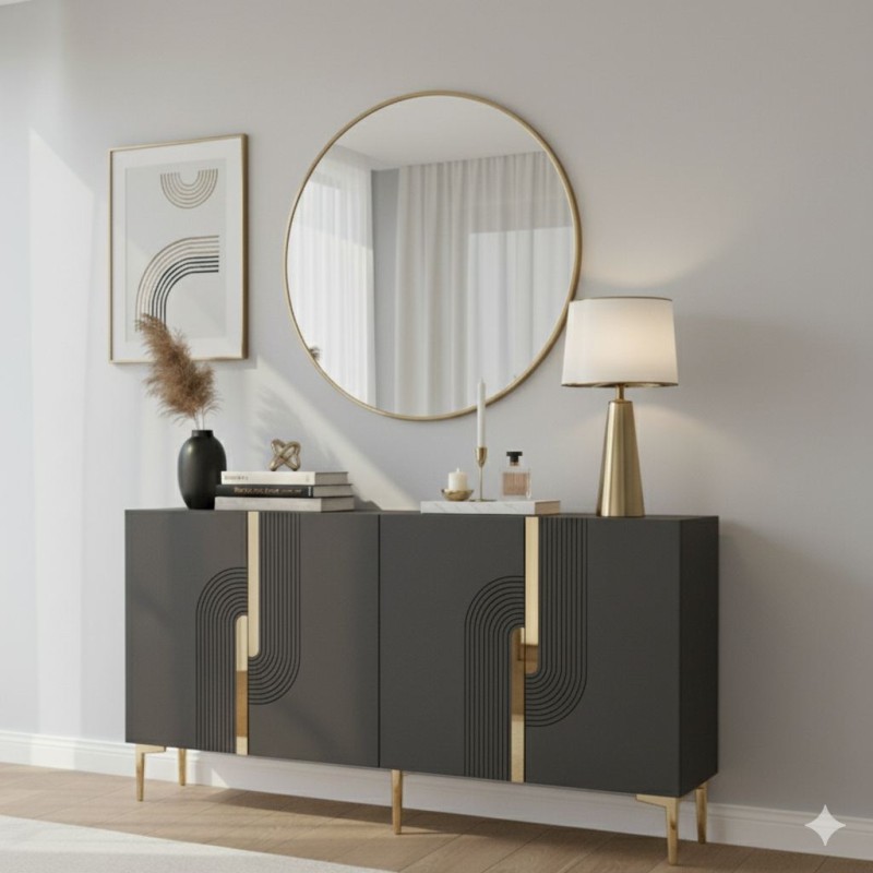 Console Meyra 150 - Anthracite, Gold Anthracite
Gold