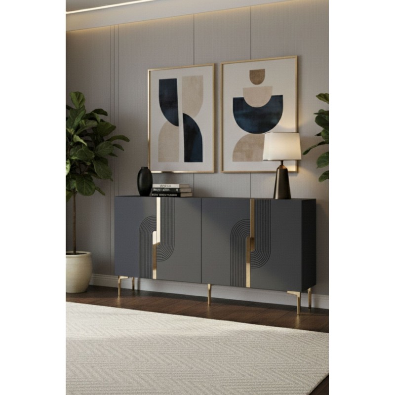 Console Meyra 150 - Anthracite, Gold Anthracite
Gold