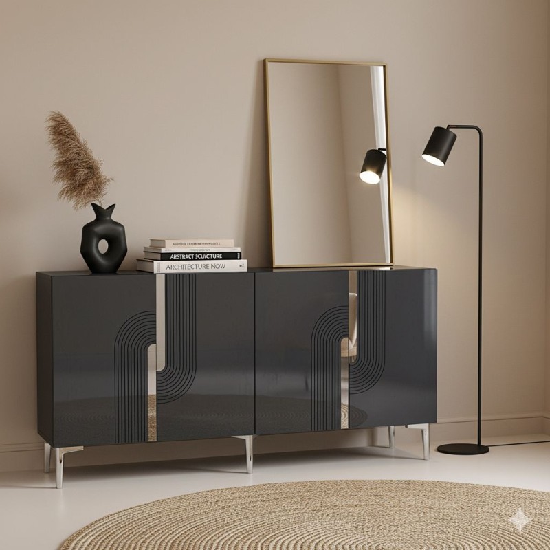 Console Meyra 150 - Anthracite, Silver Anthracite
Silver