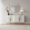Console Meyra 150 - White, Gold White
Gold