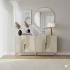 Console Meyra 150 - White, Travertine, Gold White
Travertine
Gold