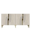 Console Meyra 150 - White, Travertine, Gold White
Travertine
Gold