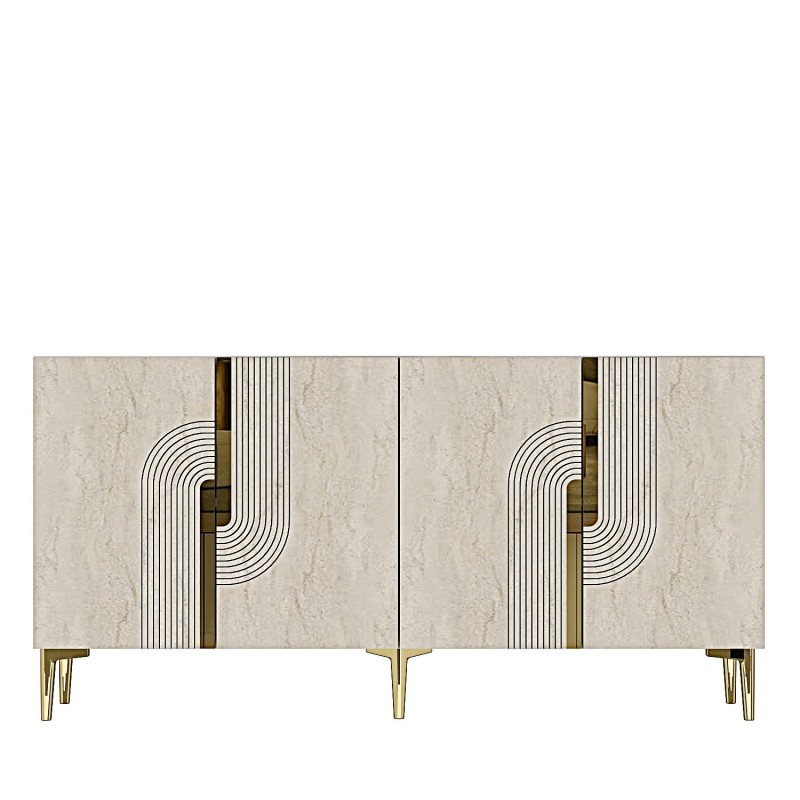 Console Meyra 150 - White, Travertine, Gold White
Travertine
Gold