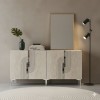 Console Meyra 150 - White, Travertine, Silver White
Travertine
Silver