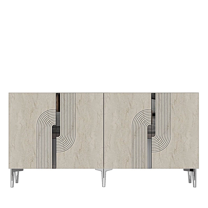 Console Meyra 150 - White, Travertine, Silver White
Travertine
Silver