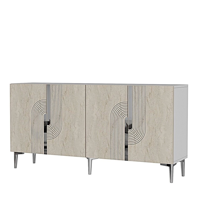 Console Meyra 150 - White, Travertine, Silver White
Travertine
Silver