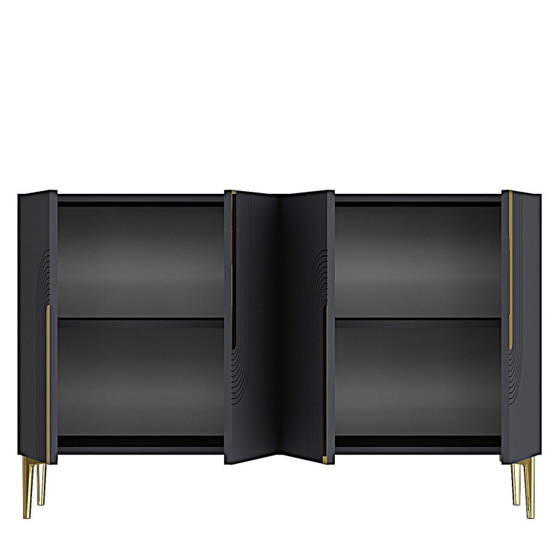 Console Meyra 120 - Anthracite, Gold Anthracite
Gold