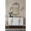 Console Meyra 120 - White, Gold White
Gold