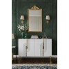 Console Meyra 120 - White, Gold White
Gold