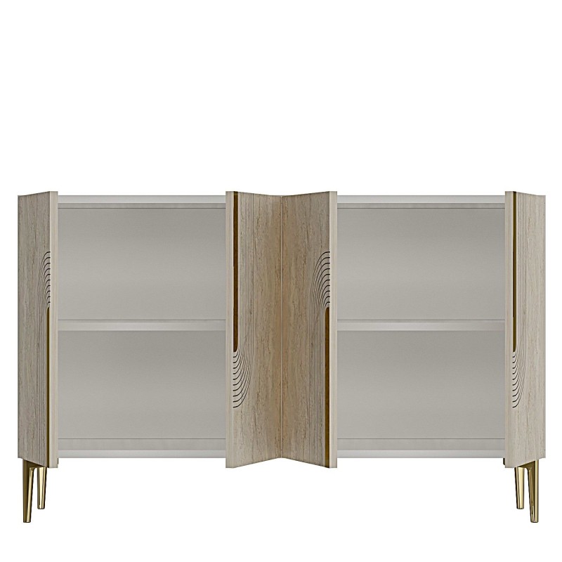 Console Meyra 120 - White, Travertine, Gold White
Travertiine
Gold