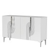 Console Meyra 120 - White, Silver White
Silver