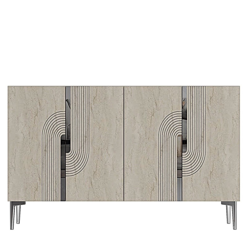 Console Meyra 120 - White, Travertine, Silver White
Travertine
Silver