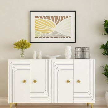 Console Lessi 120 - White, Gold White
Gold