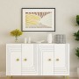 Console Lessi 120 - White, Gold White
Gold