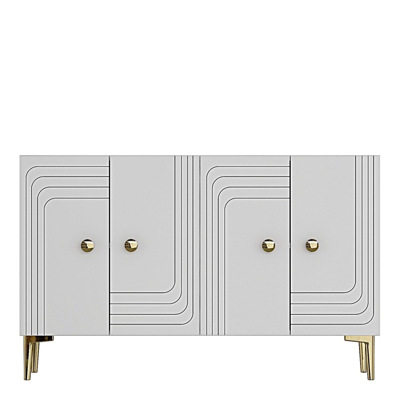 Console Lessi 120 - White, Gold White
Gold