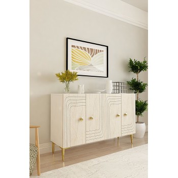 Console Lessi 120 - White, Travertine, Gold White
Travertine
Gold