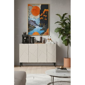 Console Ferro 120 - White, Travertine White
Travertine