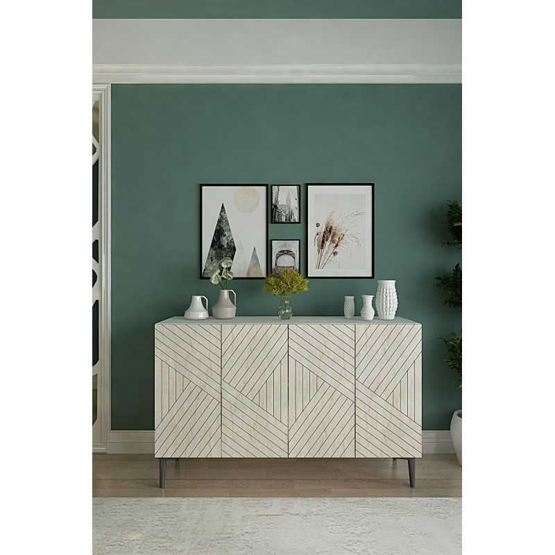 Console Ferro 120 - White, Travertine White
Travertine