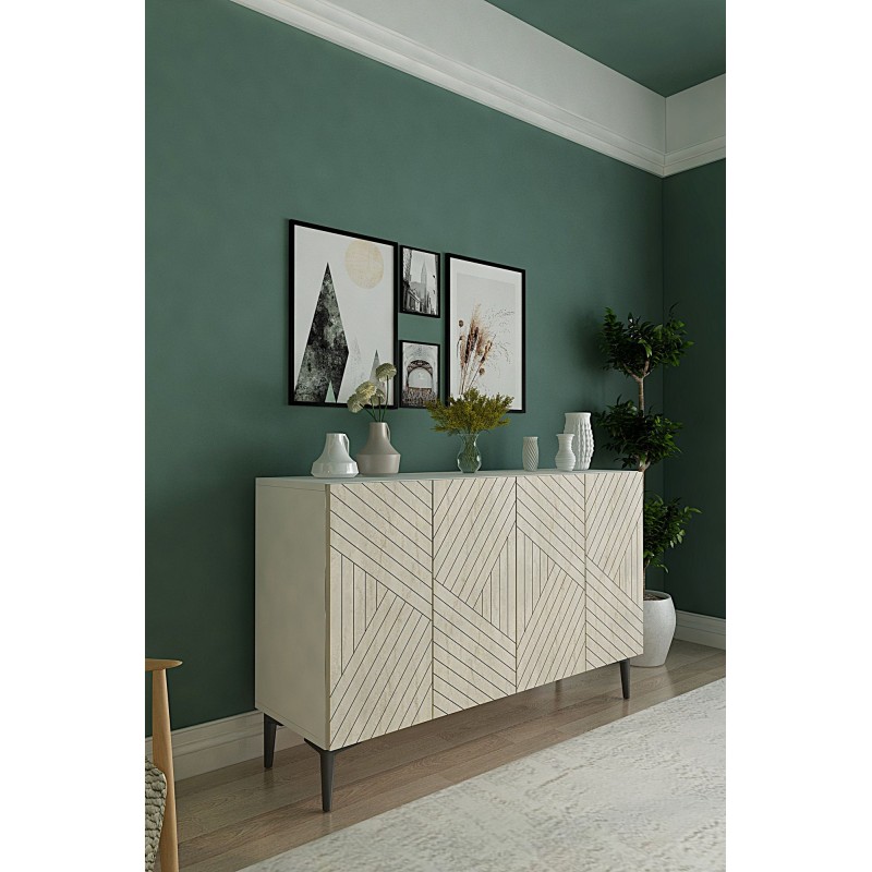 Console Ferro 120 - White, Travertine White
Travertine