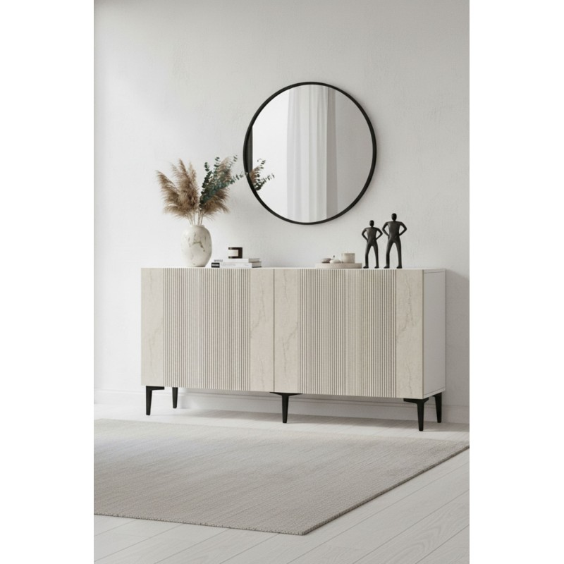 Console Corsa 150 - White, Travertine White
Travertine