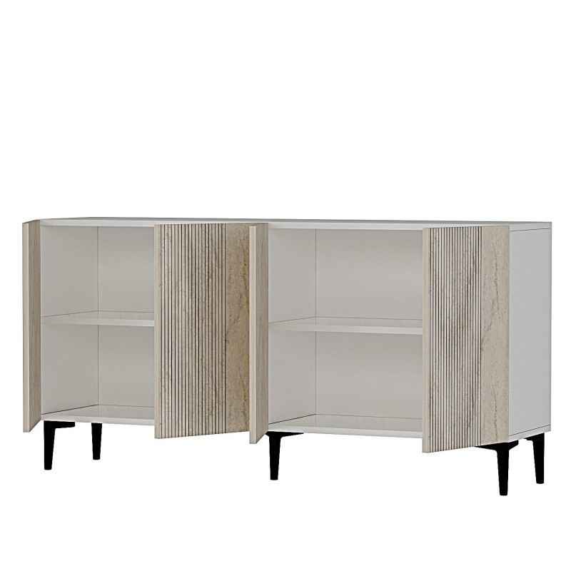 Console Corsa 150 - White, Travertine White
Travertine