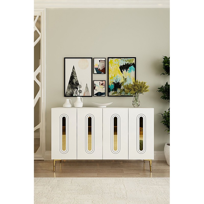 Console Rany 120 - White, Gold White
Gold