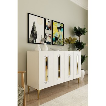 Console Rany 120 - White, Gold White
Gold