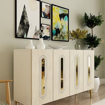 Console Rany 120 - White, Travertine, Gold White
Travertine
Gold