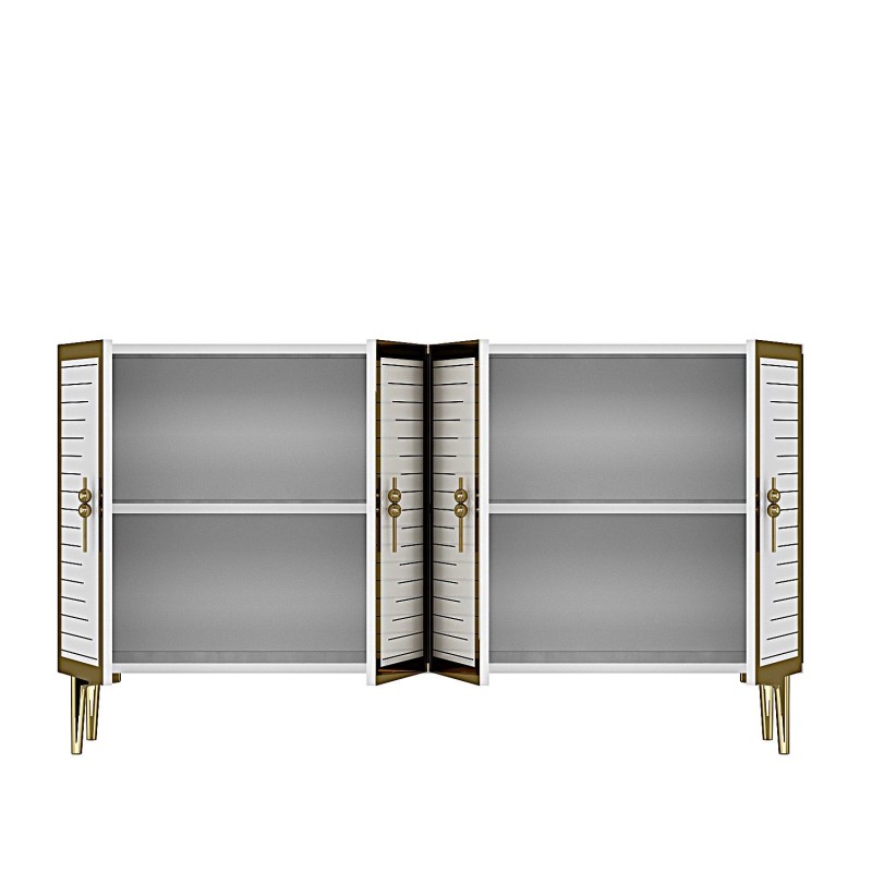 Console Tuna 120 - White, Gold White
Gold