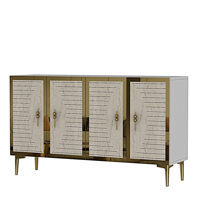 Console Tuna 120 - White, Travertine, Gold White
Travertine
Gold