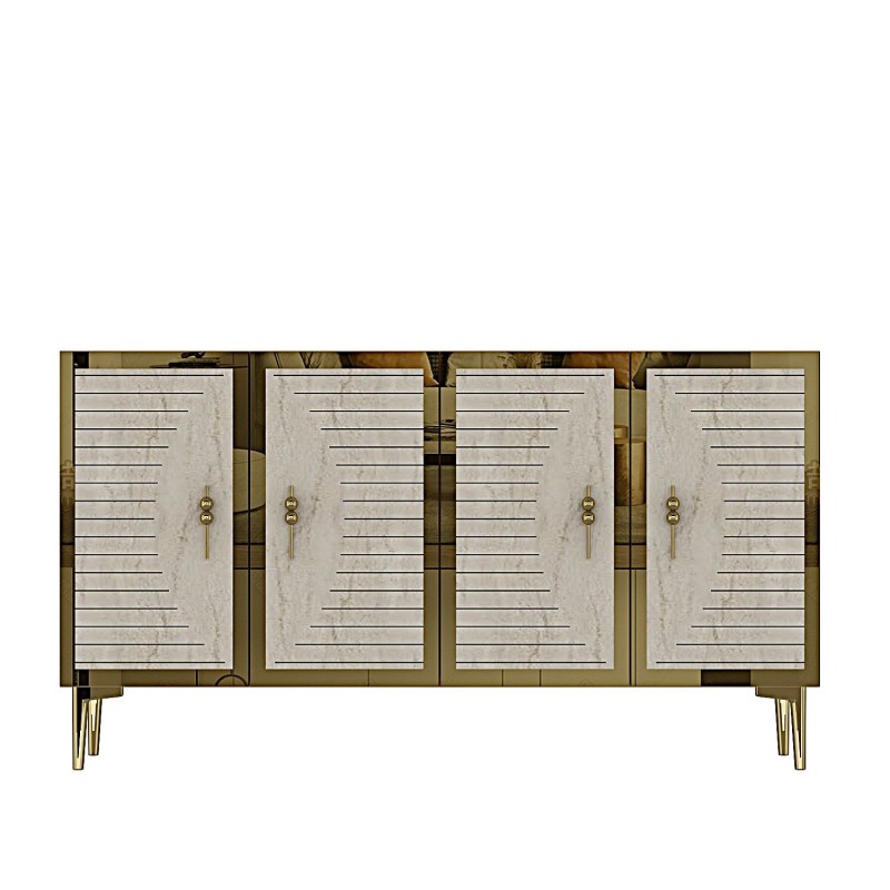 Console Tuna 120 - White, Travertine, Gold White
Travertine
Gold