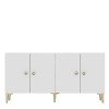 Console Simple 150 - White, Gold White
Gold