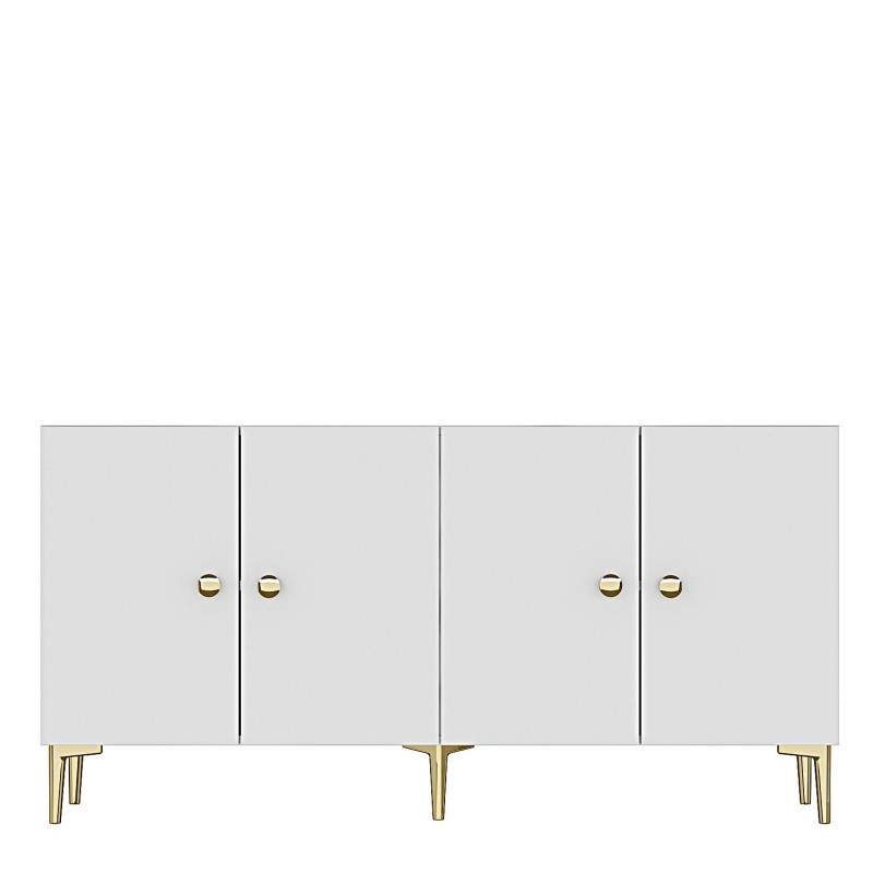 Console Simple 150 - White, Gold White
Gold