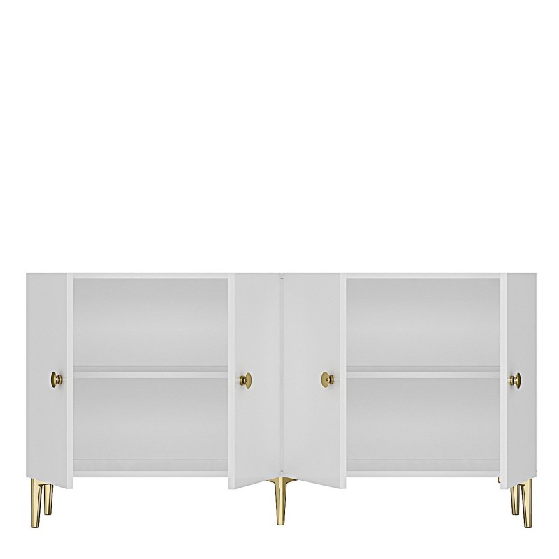 Console Simple 150 - White, Gold White
Gold