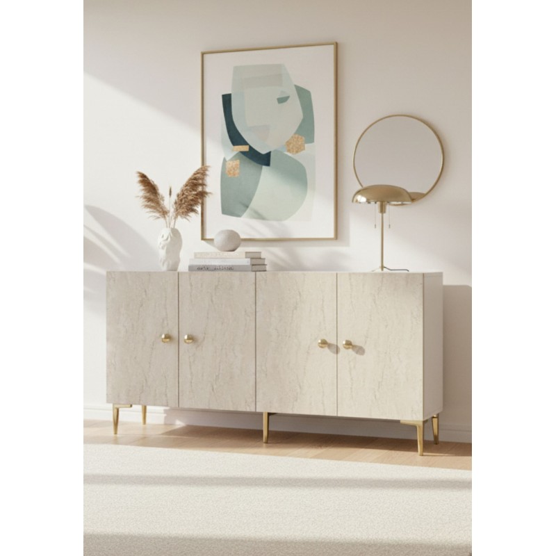 Console Simple 150 - White, Travertine, Gold White
Travertine
Gold