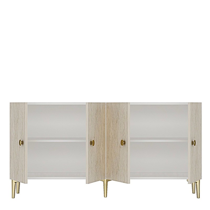 Console Simple 150 - White, Travertine, Gold White
Travertine
Gold