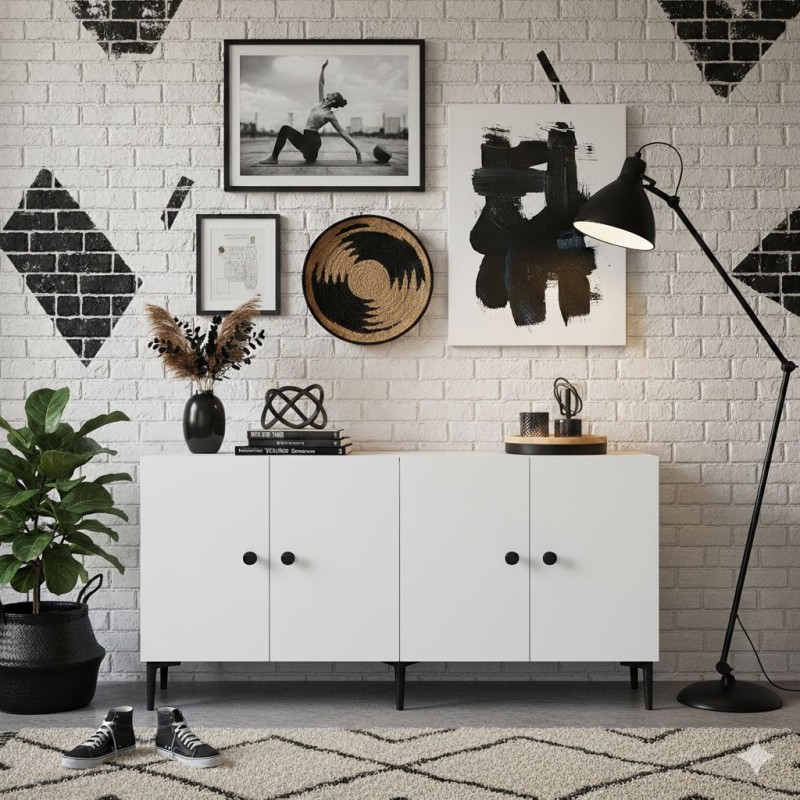 Console Pella 150 - White White