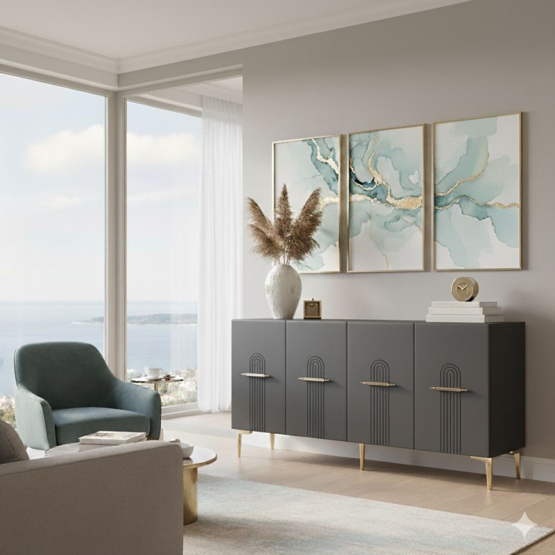 Console Ida 150 - Anthracite, Gold Anthracite
Gold