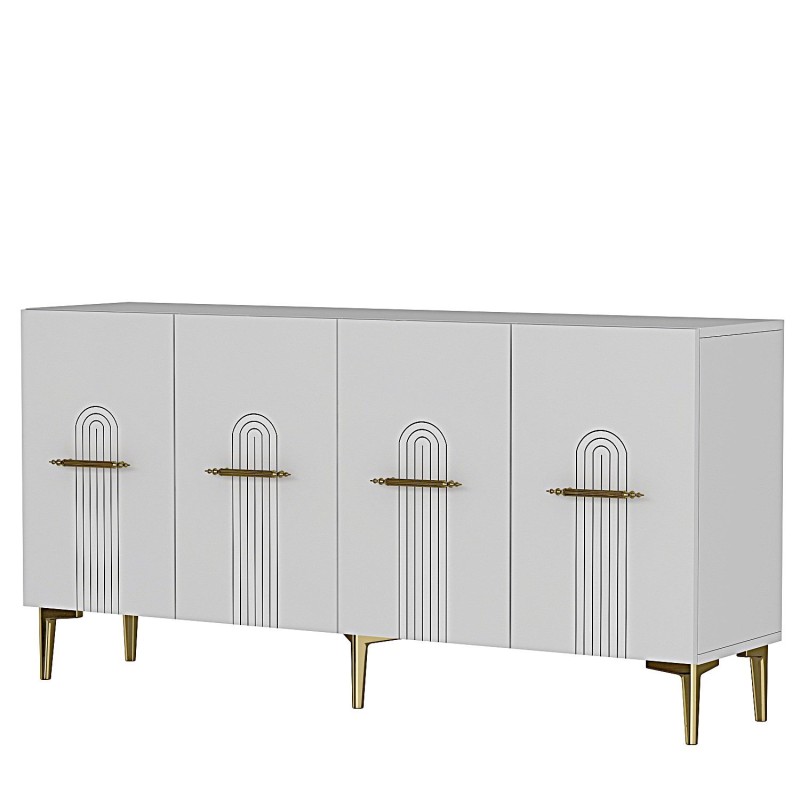 Console Ida 150 - White, Gold White
Gold