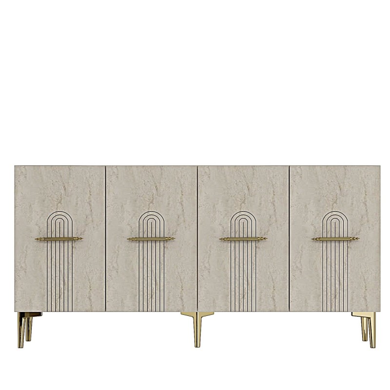Console Ida 150 - White, Travertine, Gold White
Travertine
Gold