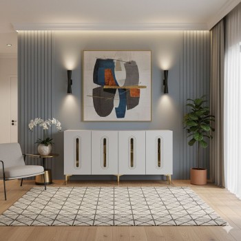 Console Rany 150 - White, Gold White
Gold