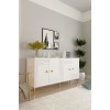 Console Lessi 150 - White, Gold White
Gold