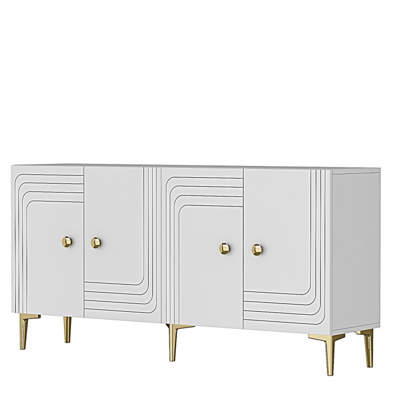 Console Lessi 150 - White, Gold White
Gold
