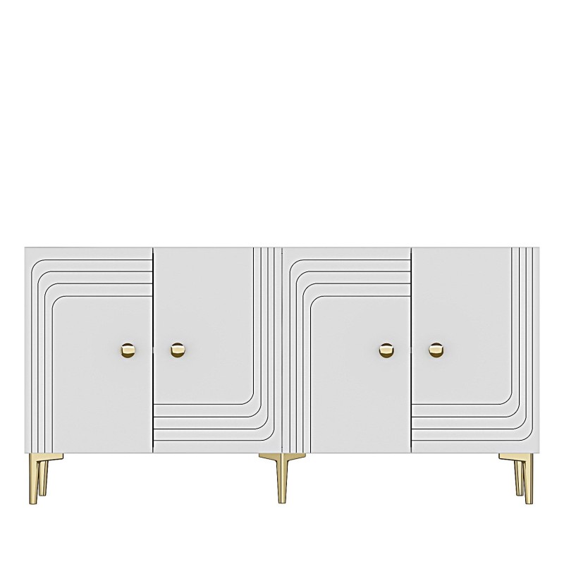 Console Lessi 150 - White, Gold White
Gold