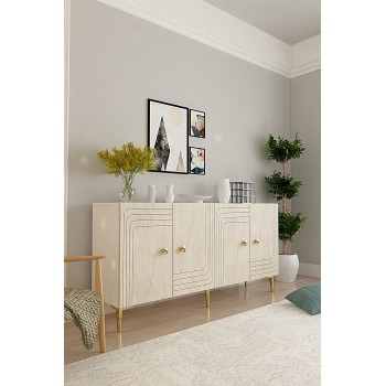 Console Lessi 150 - White, Travertine, Gold White
Travertine
Gold