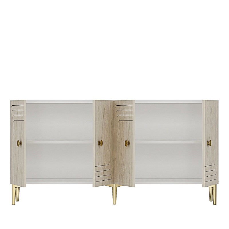 Console Lessi 150 - White, Travertine, Gold White
Travertine
Gold