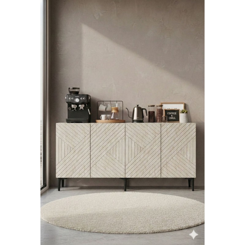 Console Ferro 150 - White, Travertine White
Travertine